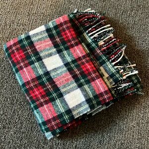 J Crew Tartan Wool Scarf NWOT